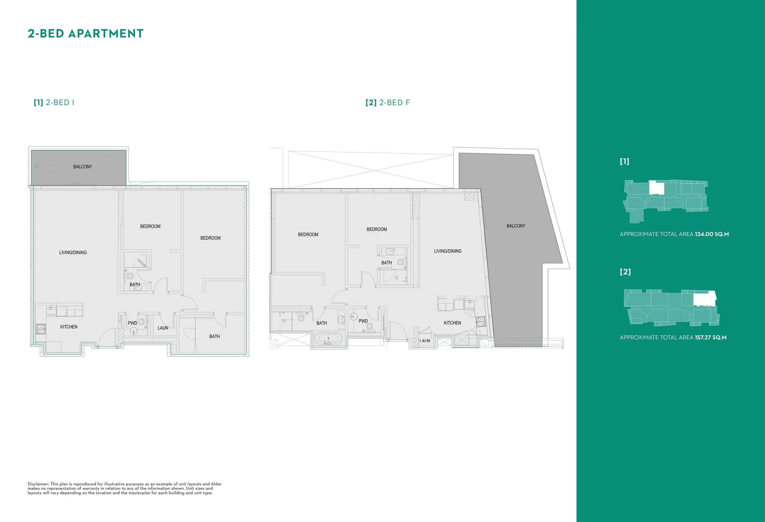 Type F & I floor plan