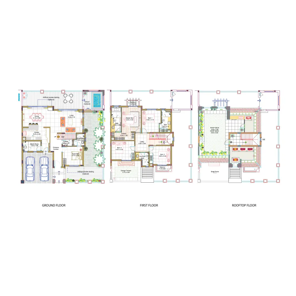 5 bedroom floor plan