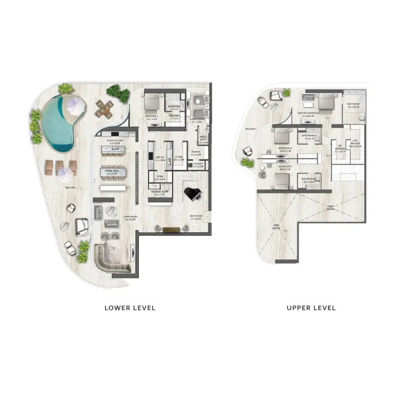 4 bedroom floor plan