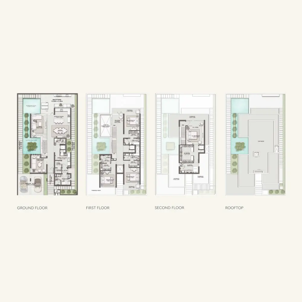 5 bedroom floor plan
