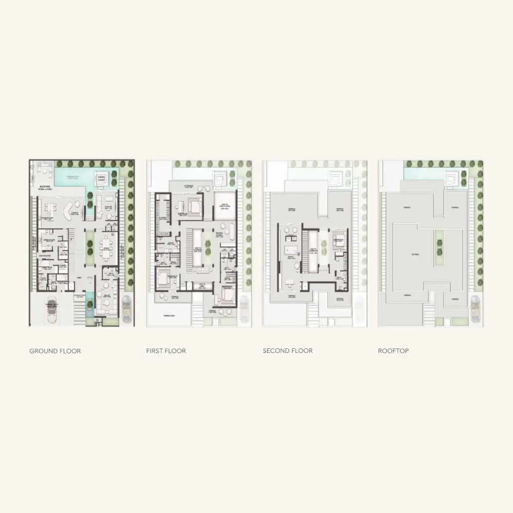 6 bedroom floor plan