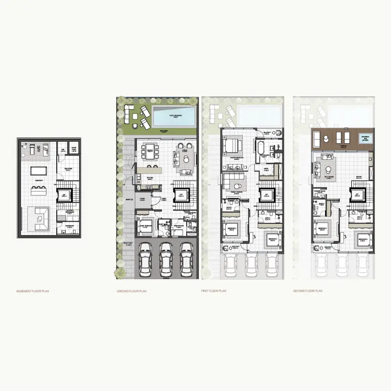 6 bedroom floor plan