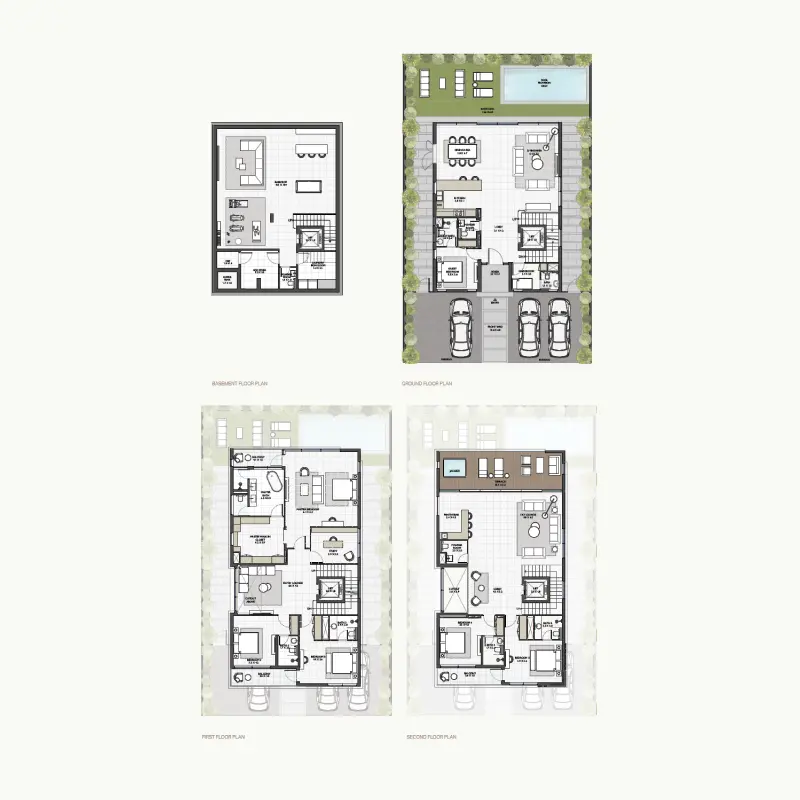 6 bedroom floor plan