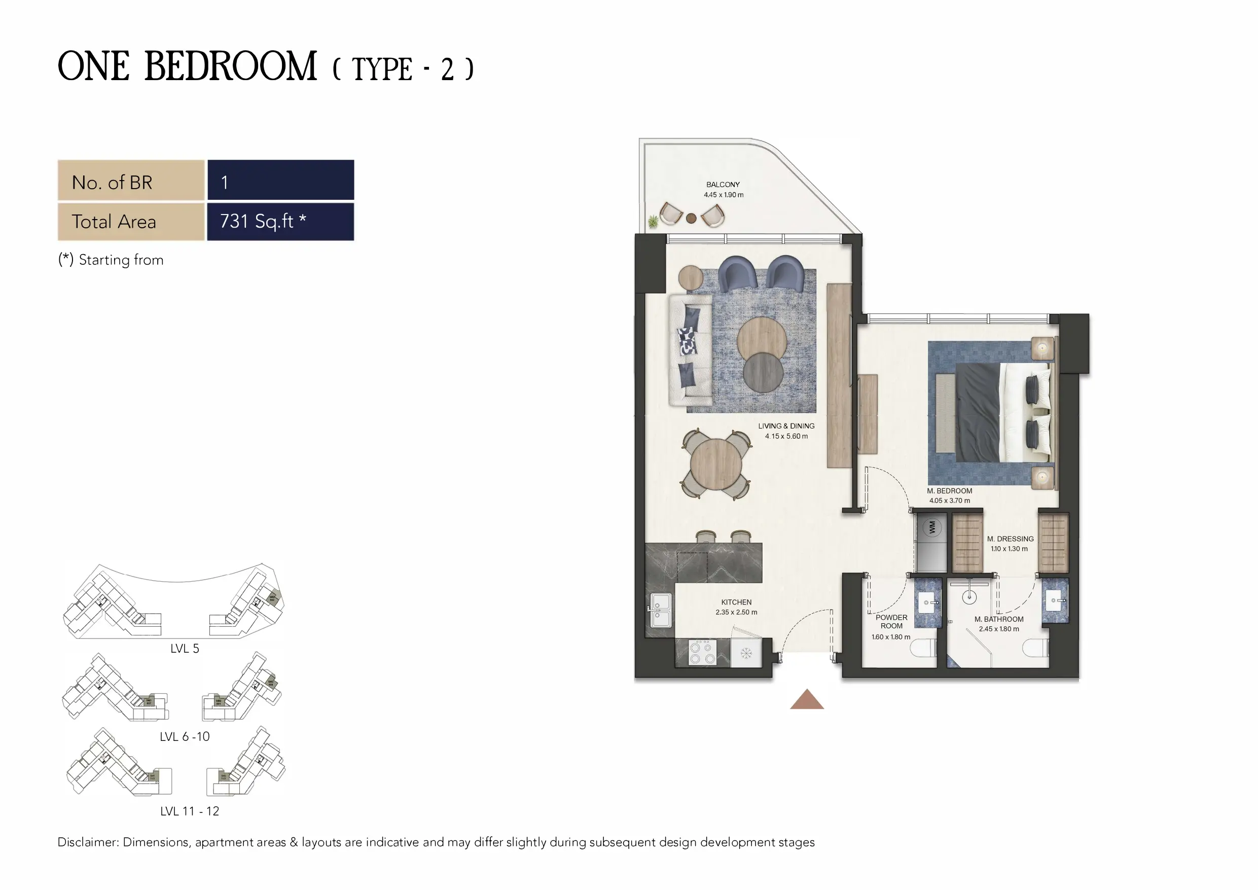 Type 2 floor plan