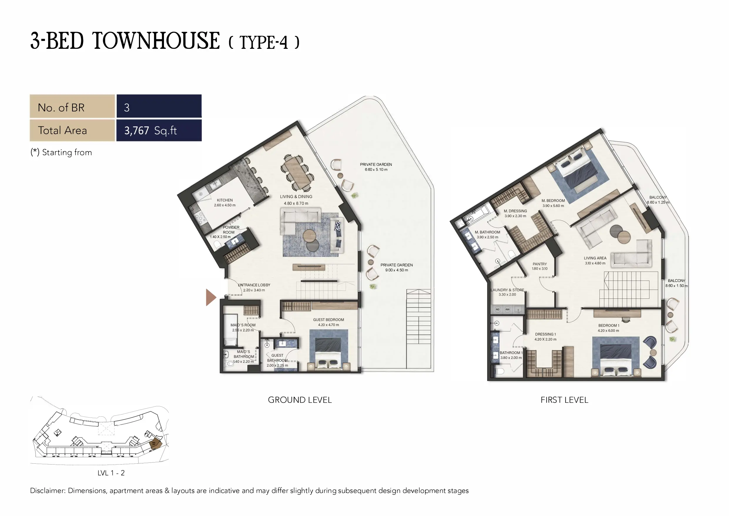 Townhouse Type 4 floor plan
