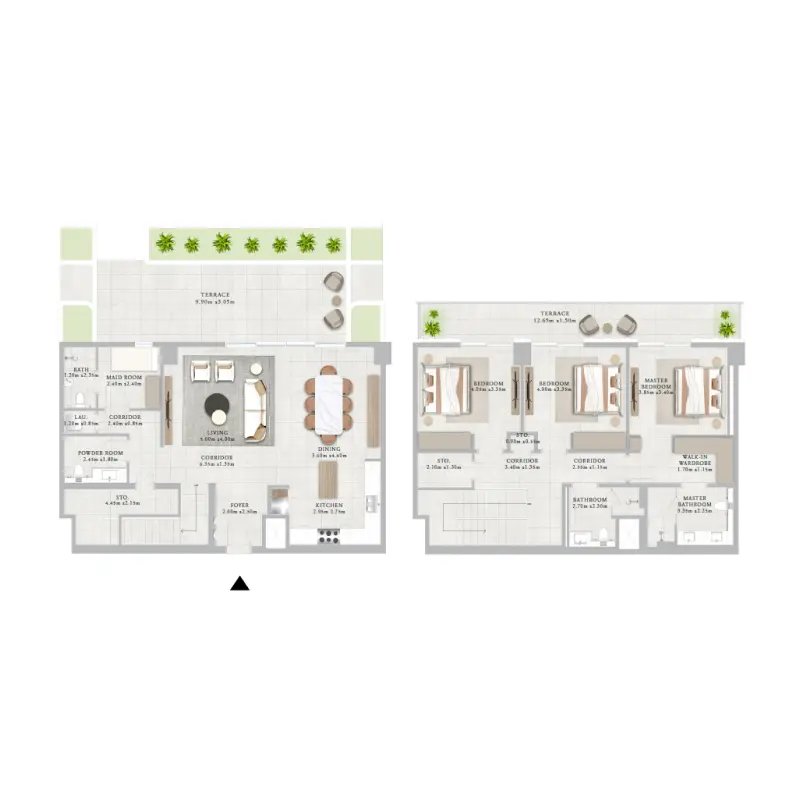 3 bedroom floor plan