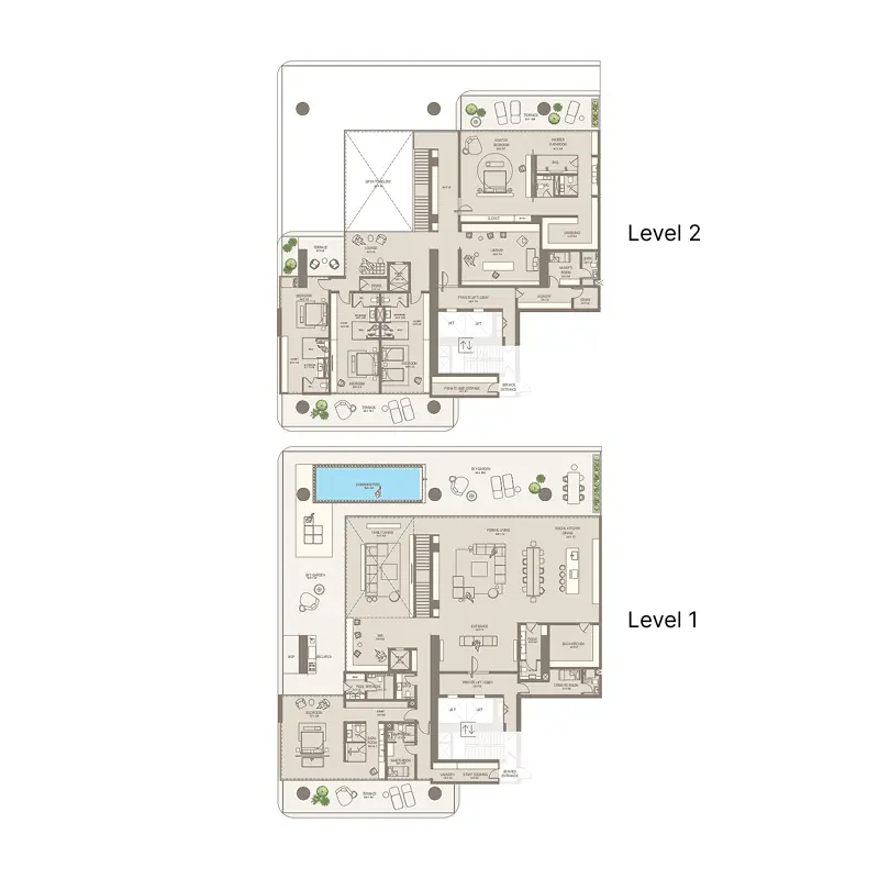 5 bedroom floor plan