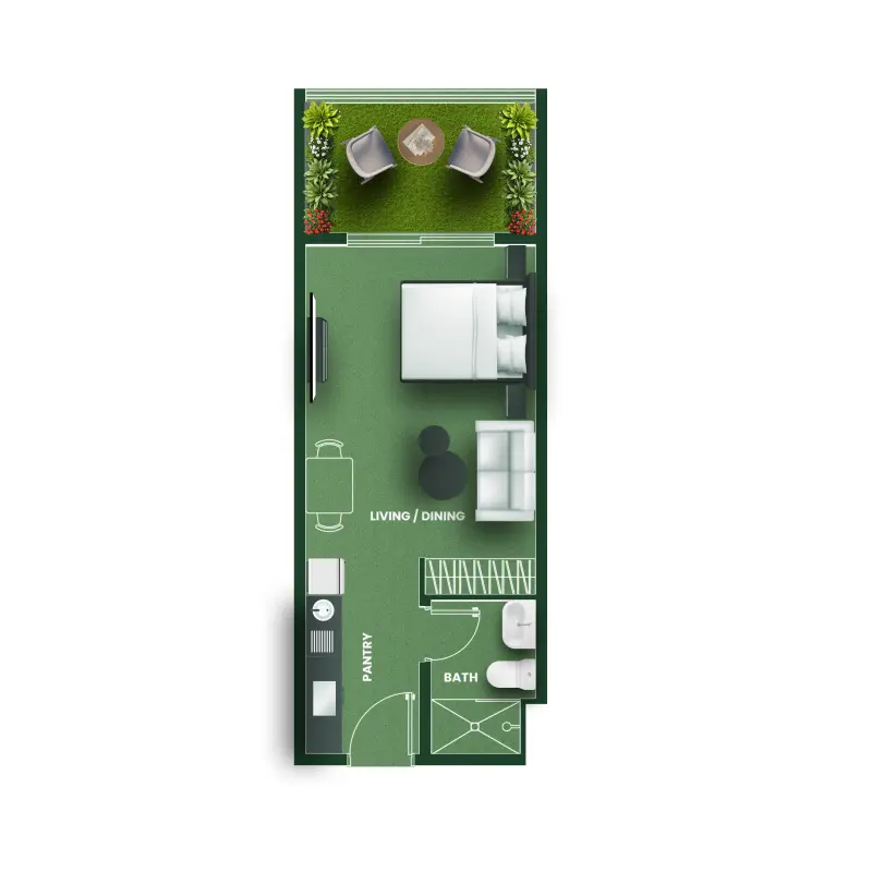 Studio floor plan