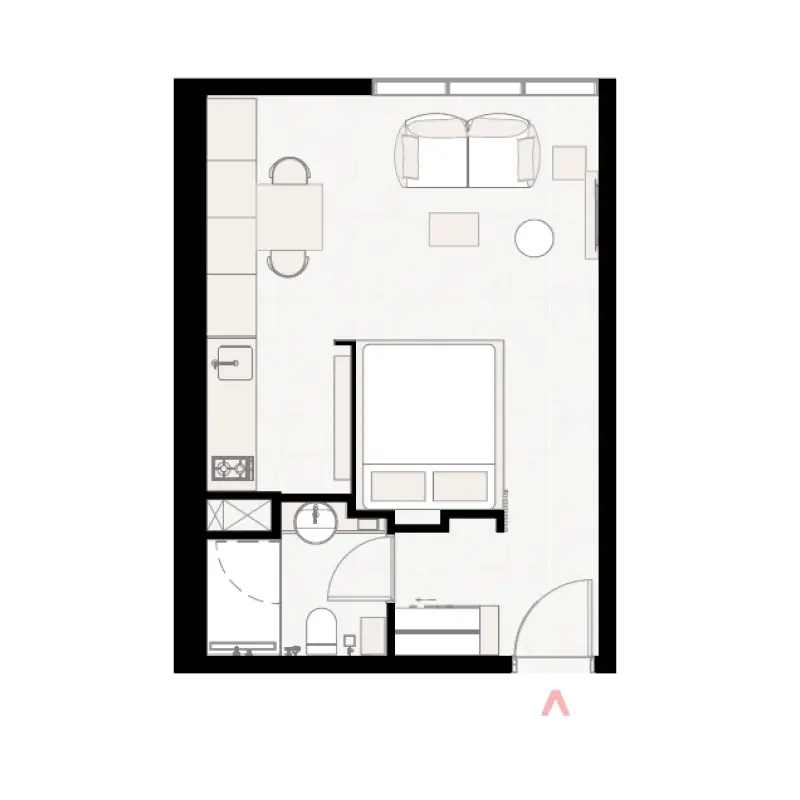 Studio floor plan