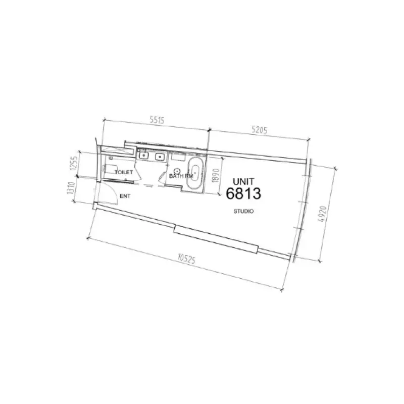 Studio floor plan