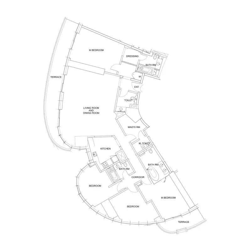 4 bedroom floor plan