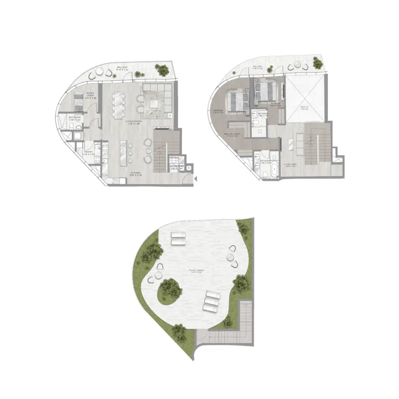 2 bedroom floor plan