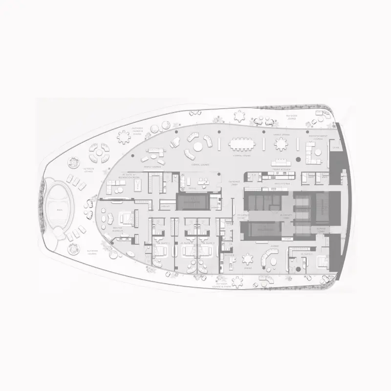 6 bedroom floor plan