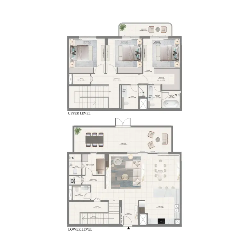 3 bedroom floor plan
