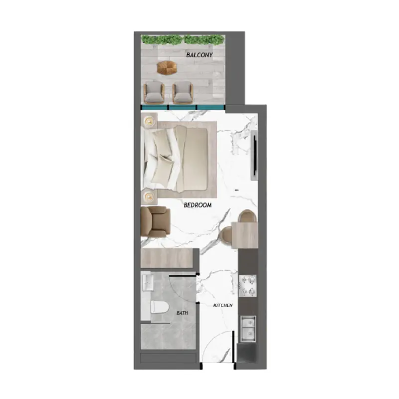 Studio floor plan