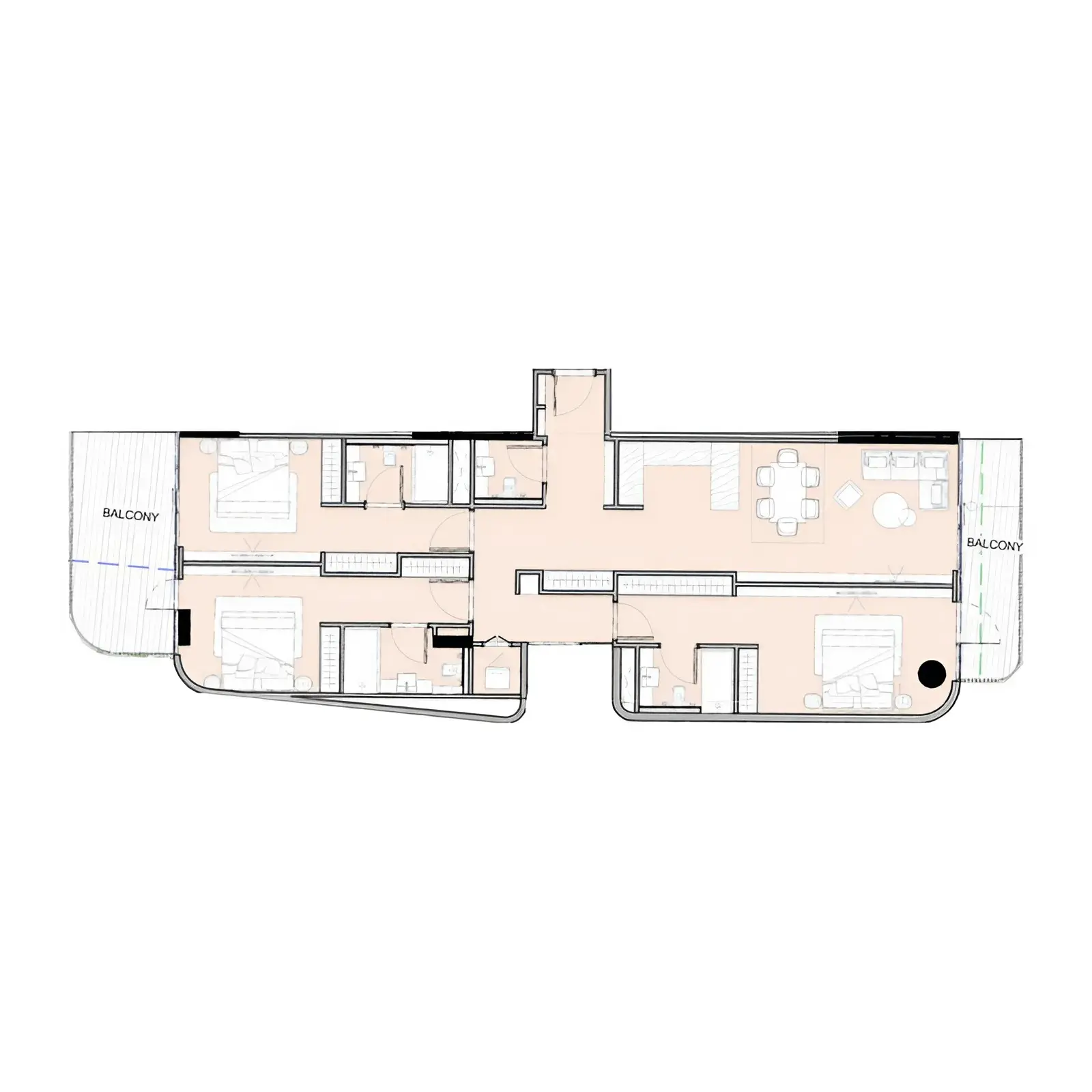 3 bedroom floor plan