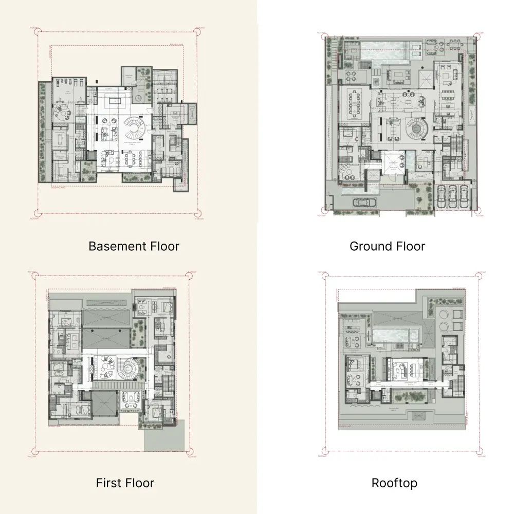 7 bedroom floor plan