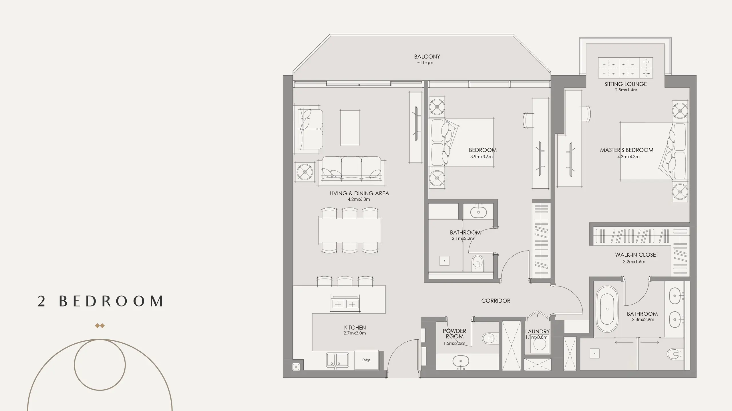 Type 1 floor plan