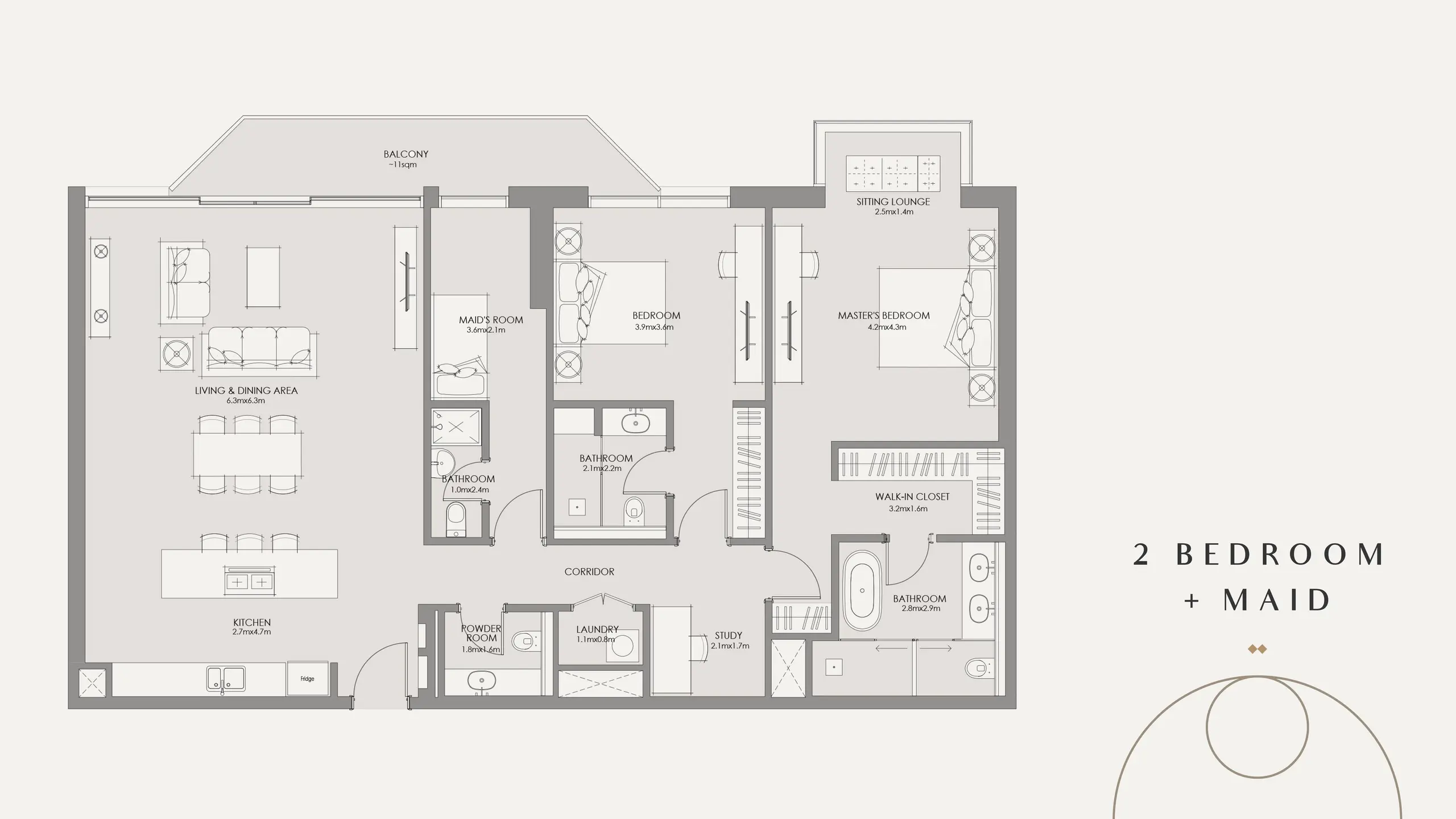 Type 2 floor plan