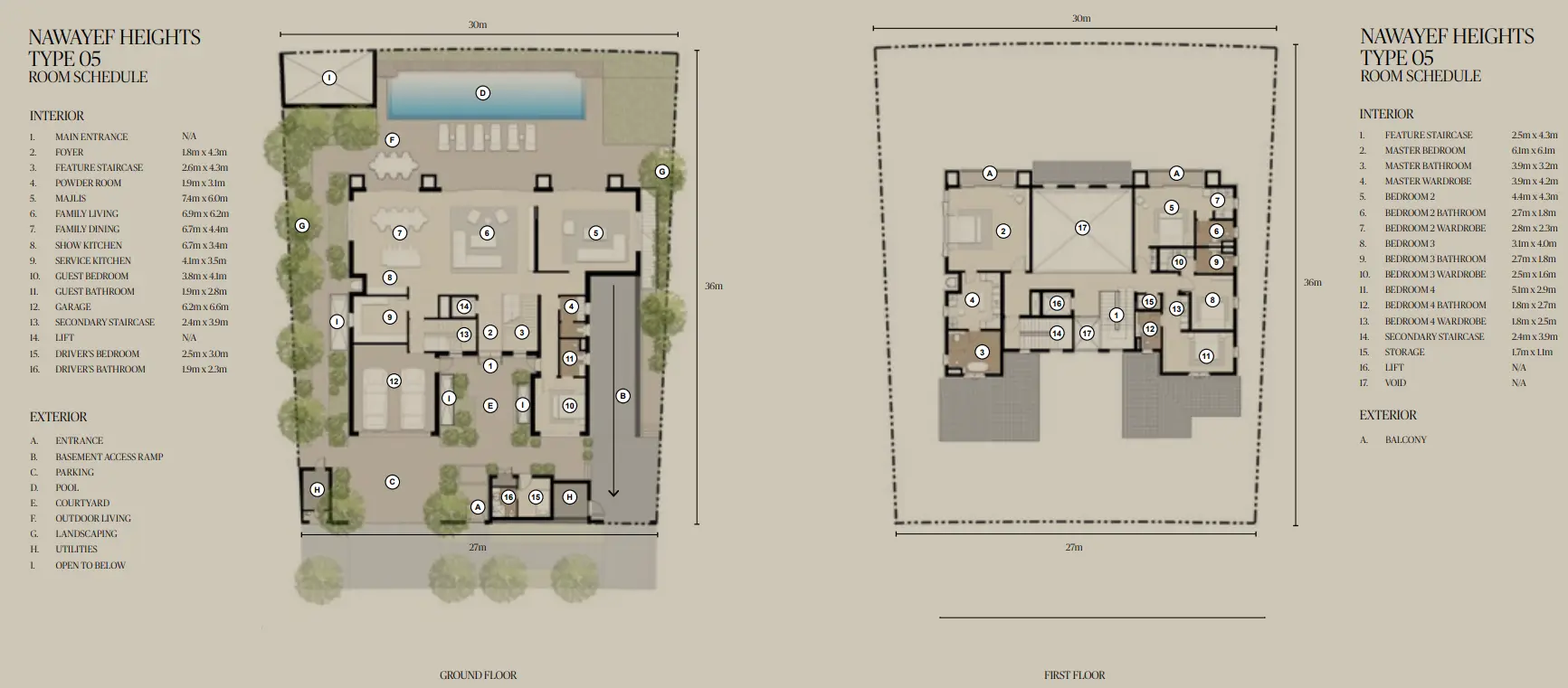 Type 5 Heights floor plan
