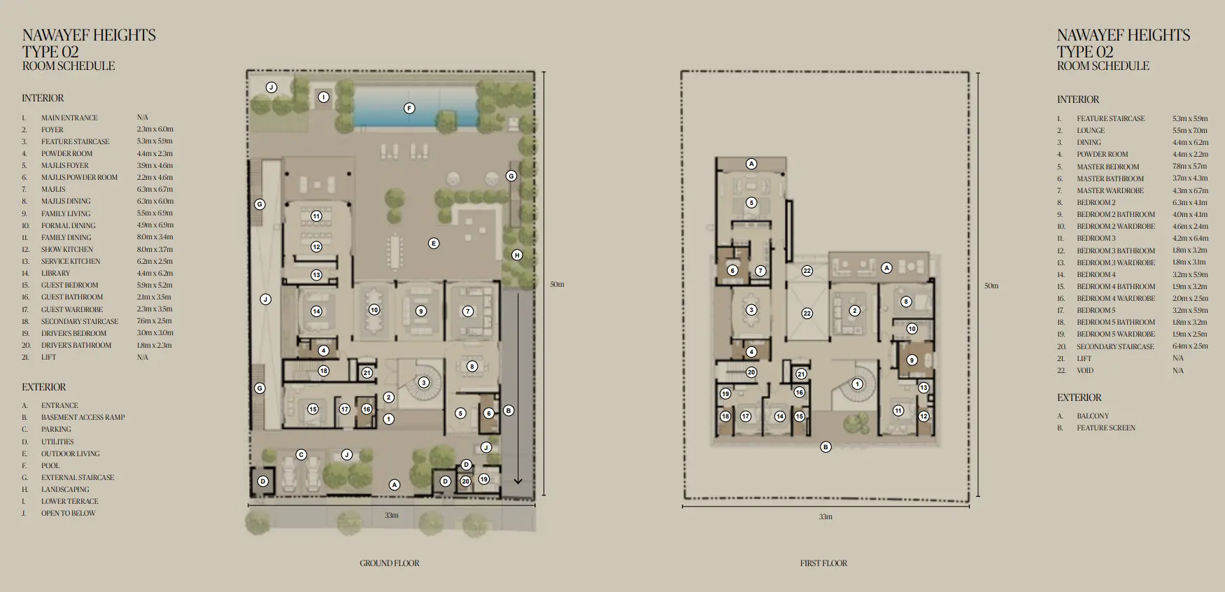 Type 2 Heights floor plan