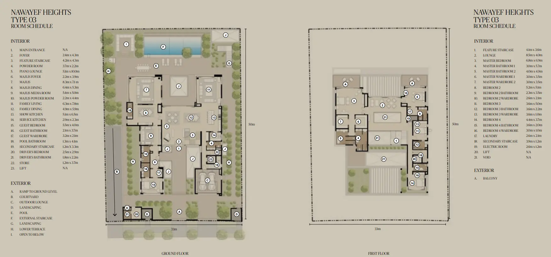 Type 3 Heights floor plan