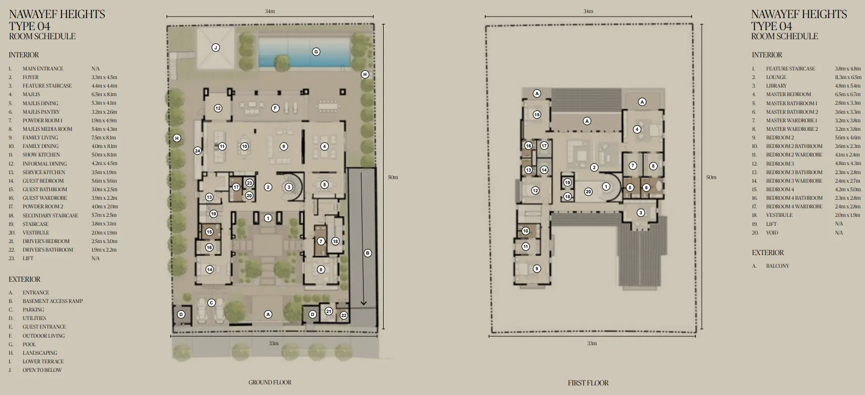 Type 4 Heights floor plan