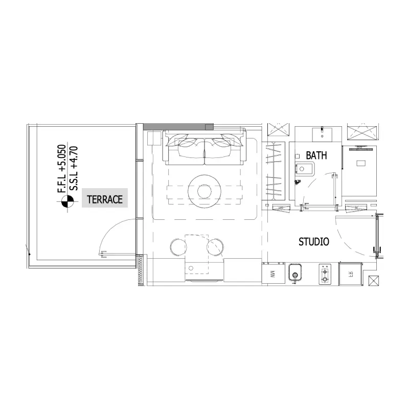 Studio floor plan