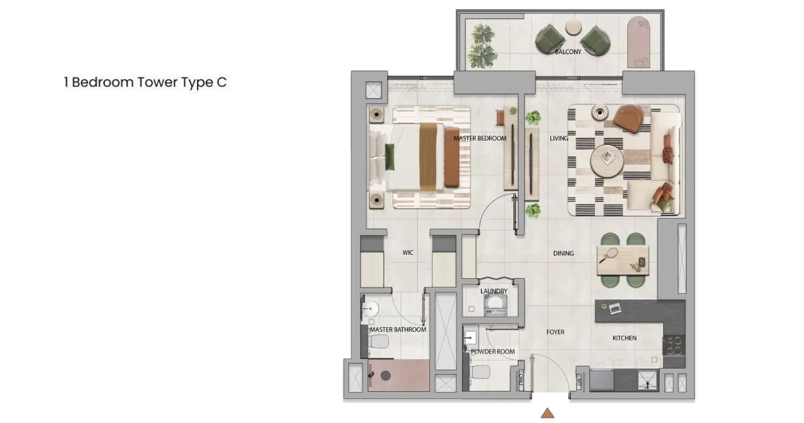 Type C floor plan