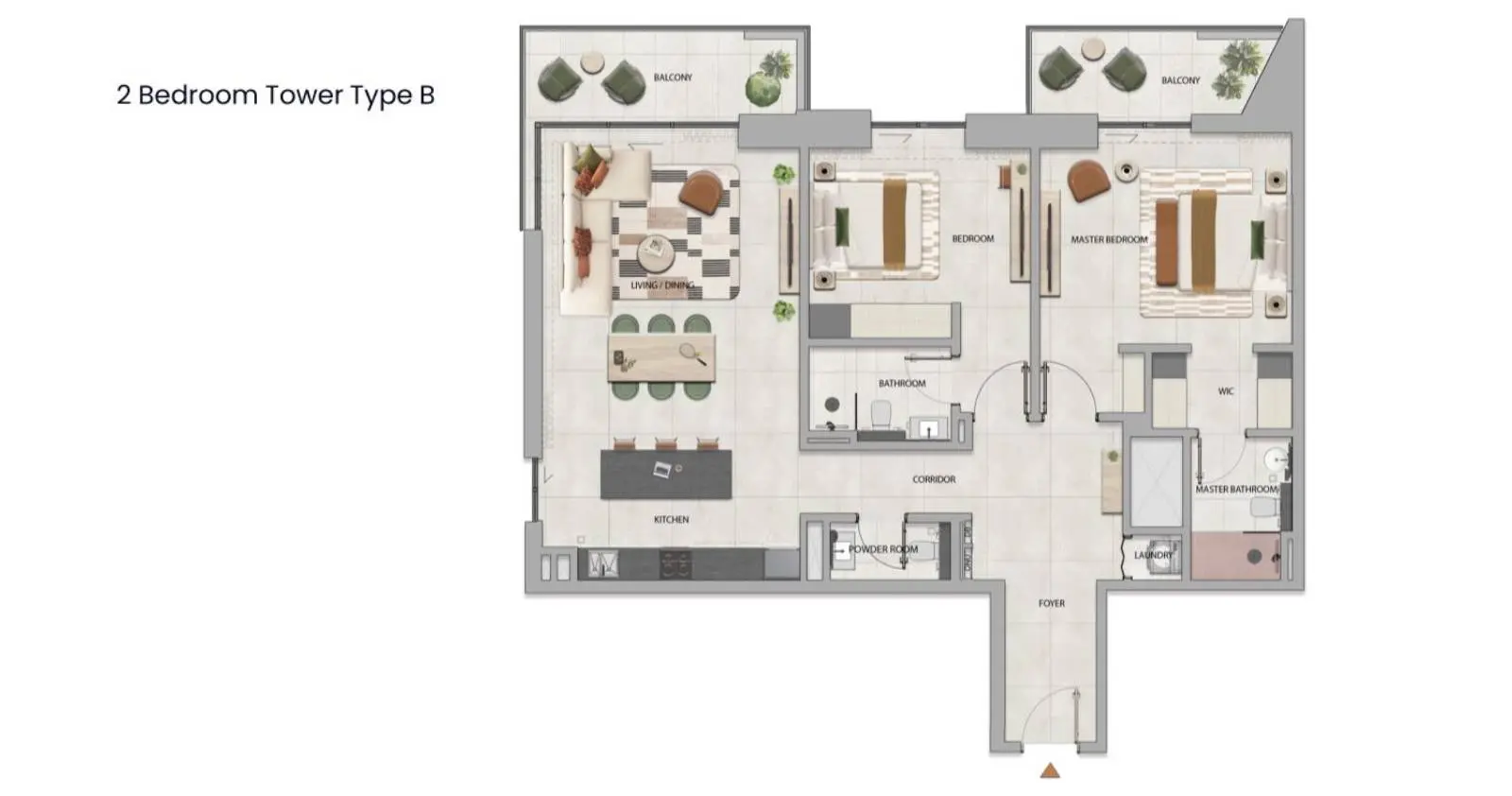 Type B floor plan