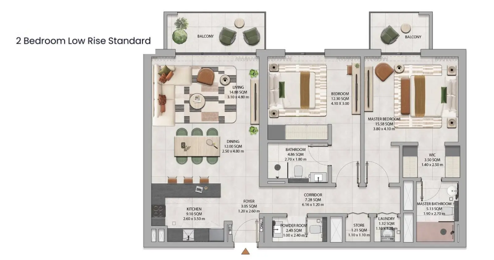Low Rise Standard floor plan