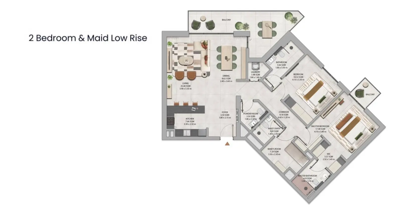 Maid Low Rise floor plan