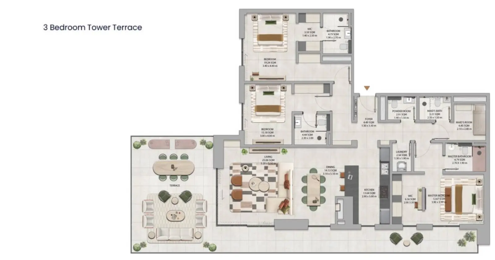 Tower Terrace floor plan