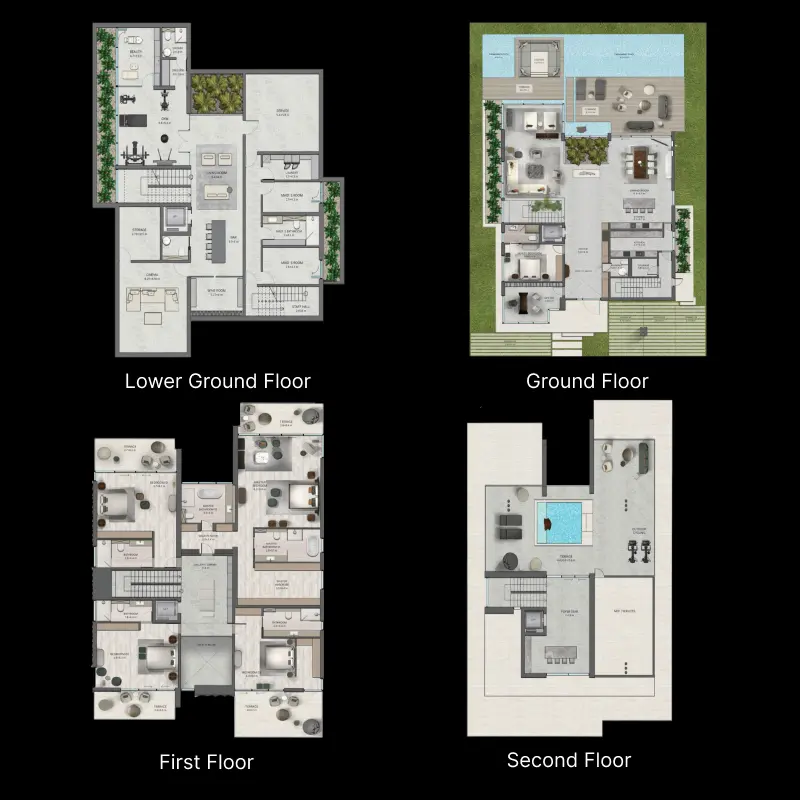 5 bedroom floor plan