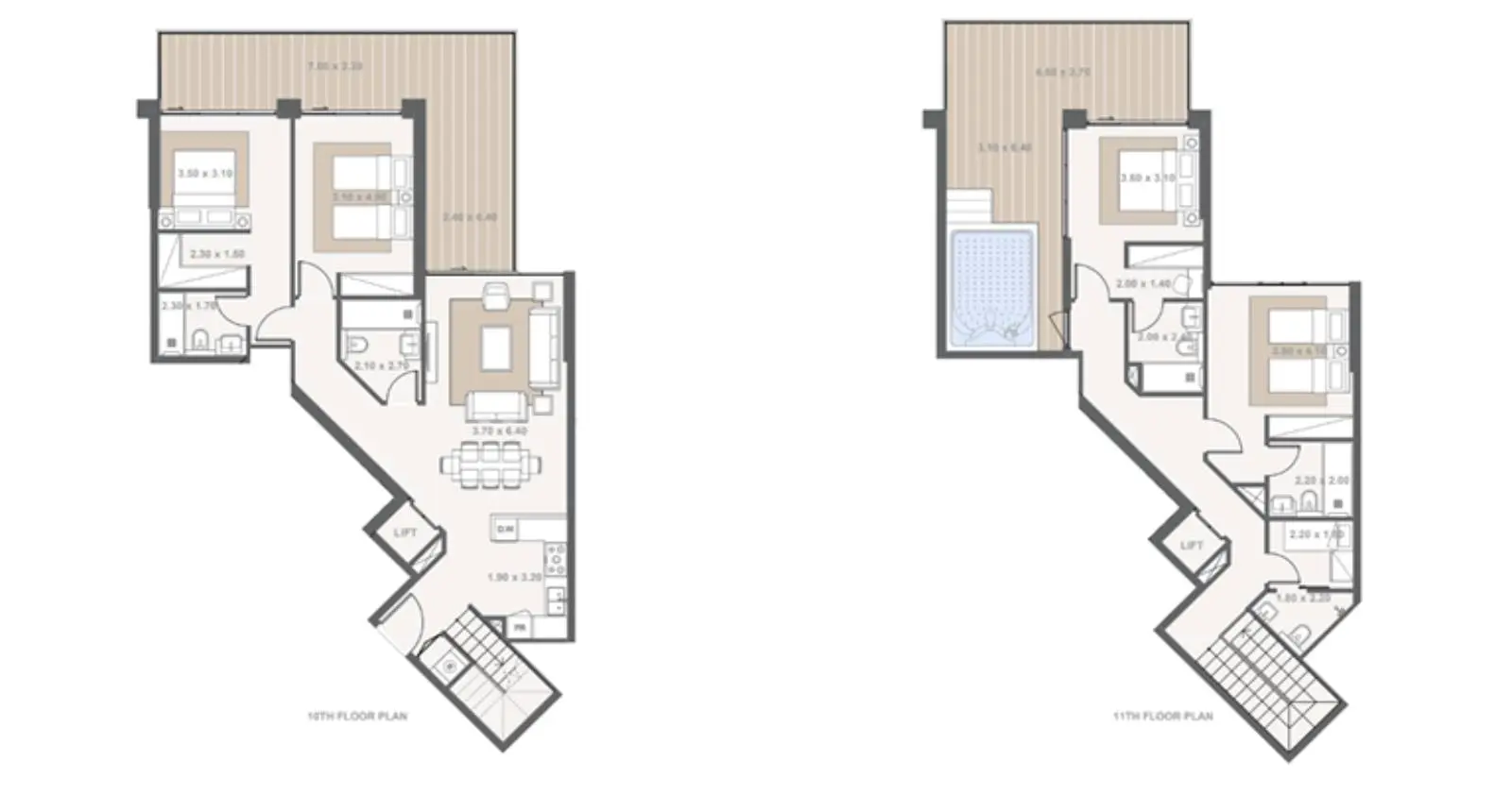 Type C1002 floor plan