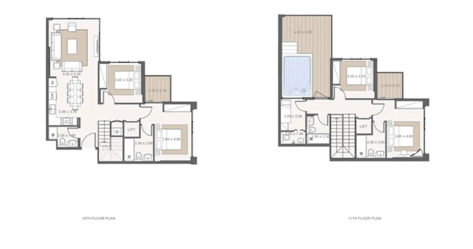Type C1003 floor plan