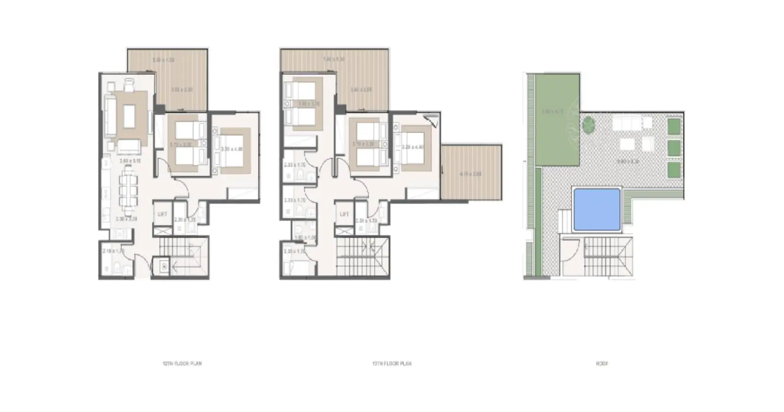 Type A1207 floor plan