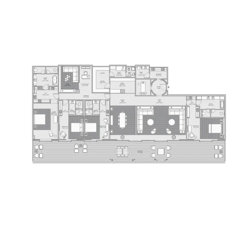 4 bedroom floor plan