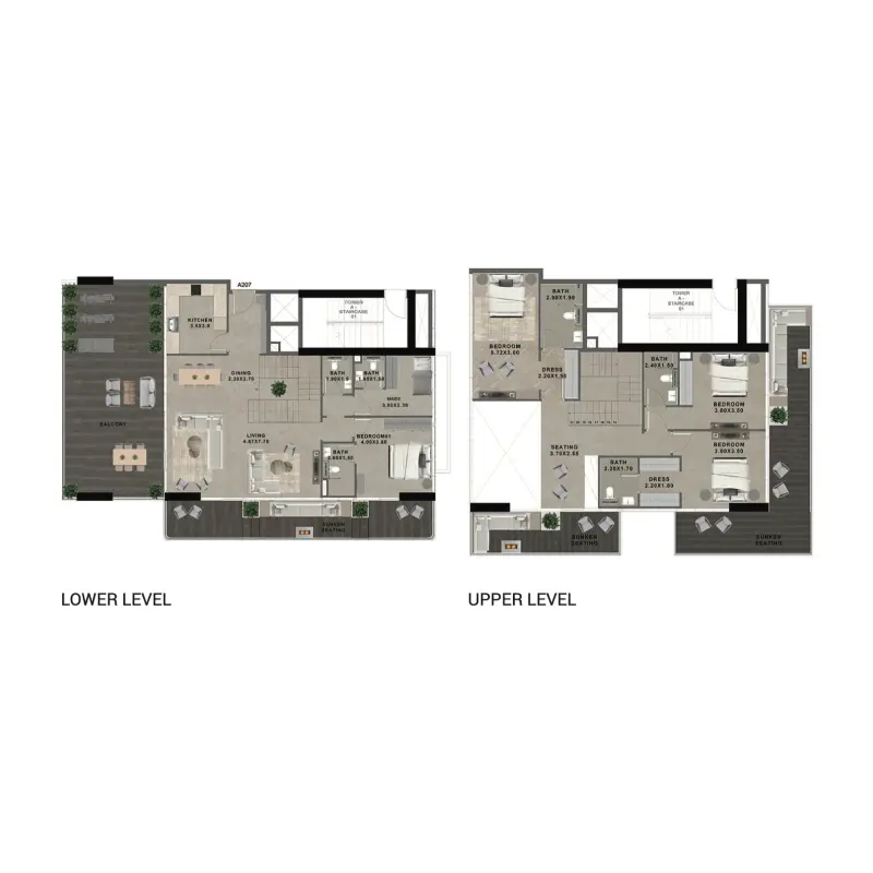 4 bedroom floor plan