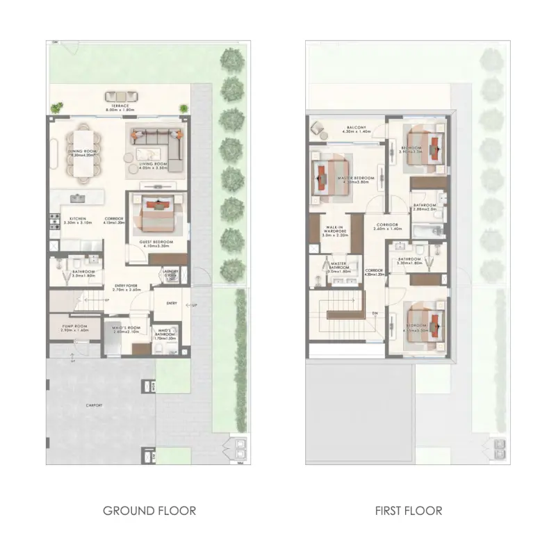4 bedroom floor plan