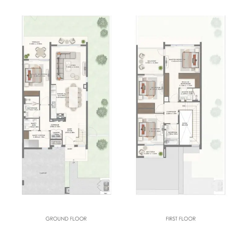 4 bedroom floor plan