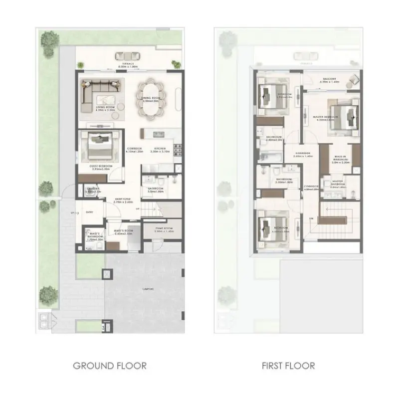 4 bedroom floor plan
