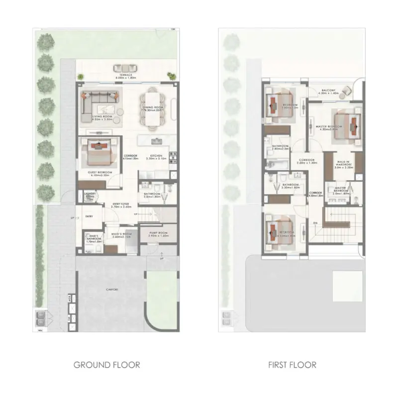 4 bedroom floor plan