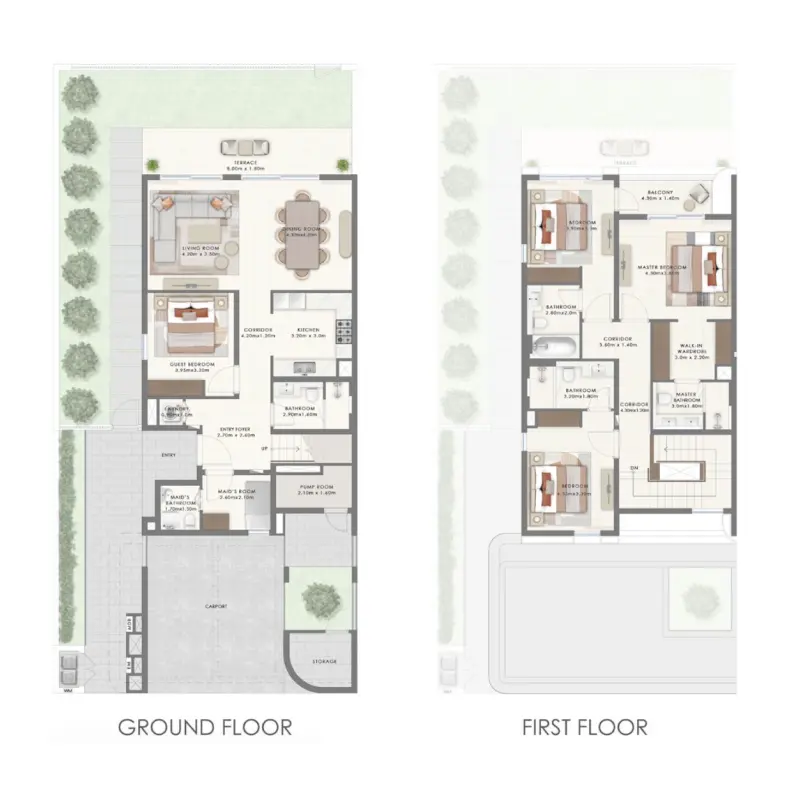 4 bedroom floor plan