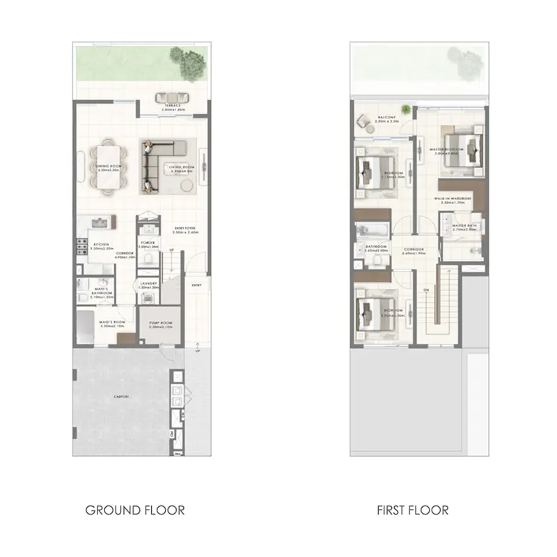 3 bedroom floor plan