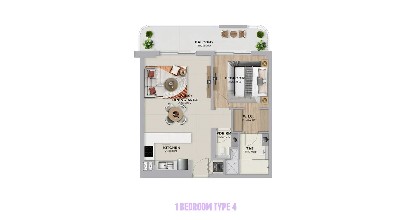 Type 4 floor plan