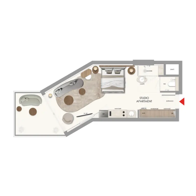 Studio floor plan