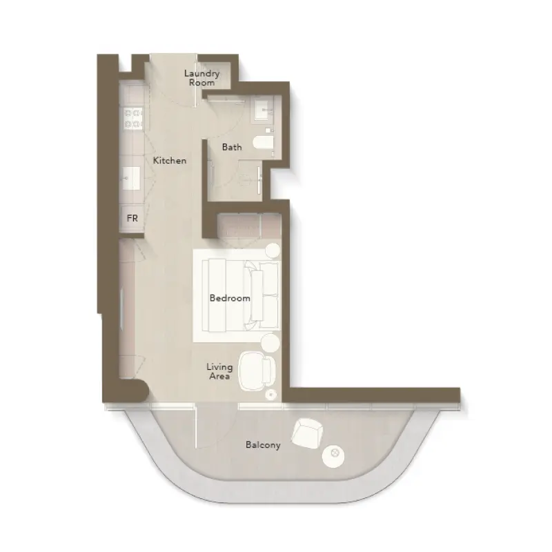 Studio floor plan
