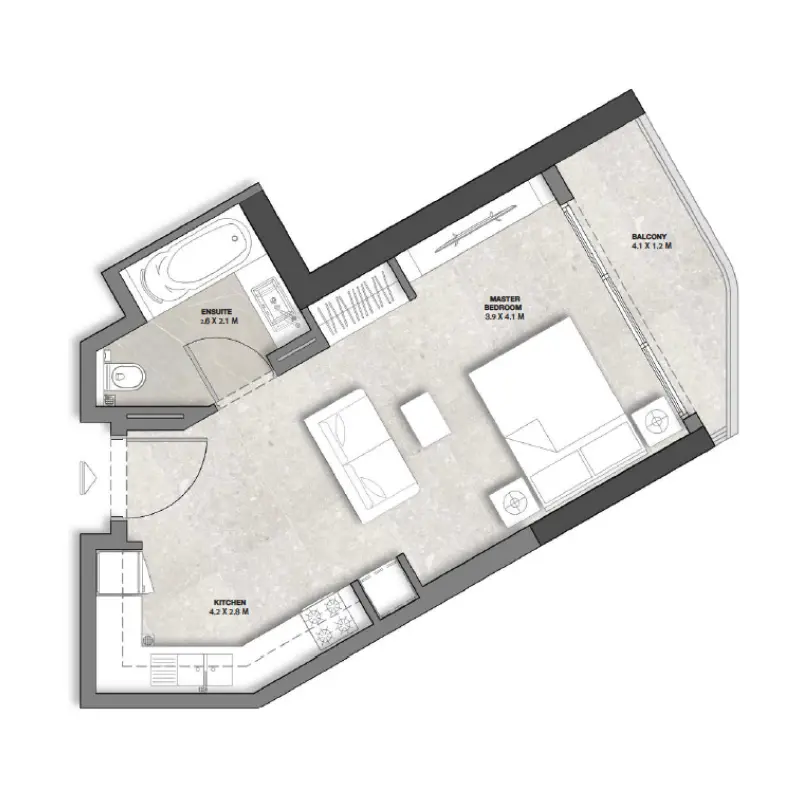 Studio floor plan