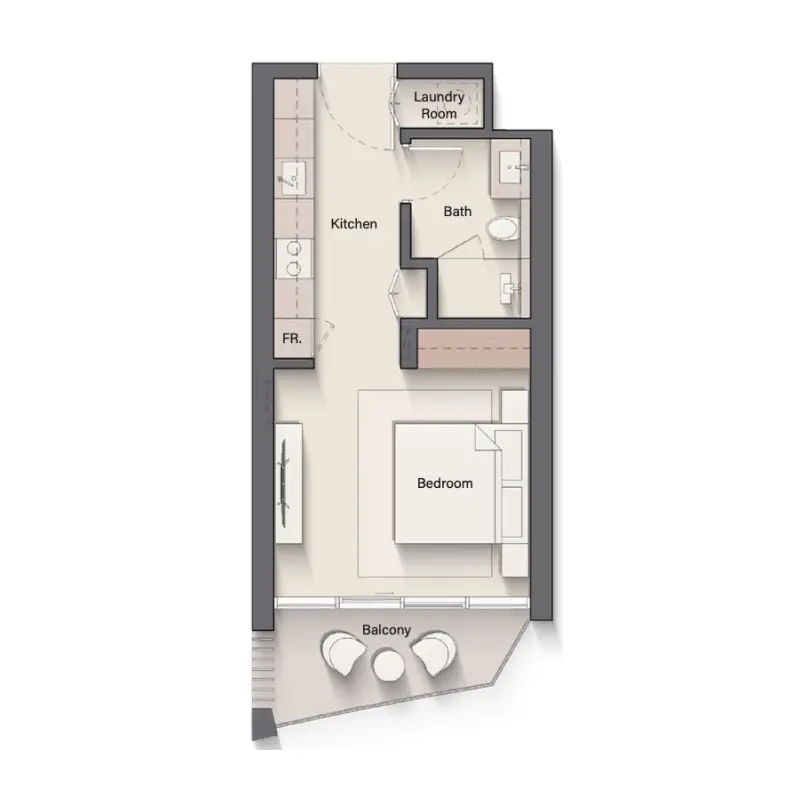 Studio floor plan